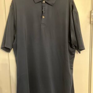 Peter Millar Summer Comfort Navy Blue Polo Shirt